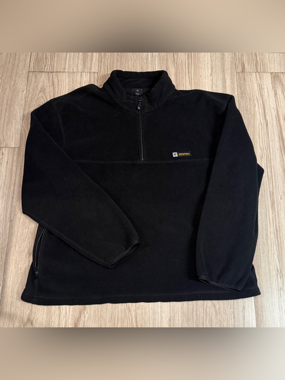 Nautica Competition Black Fleece 1/4 Zip Pullover Men’s 2XL
